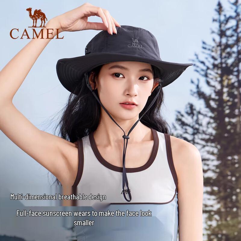 CAMEL Women's Outdoor Sun Protection Bucket Hat