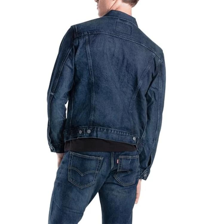 Levis Button-Down Collar Long Sleeve Denim Jacket Men Jackets Blue 72334-0328