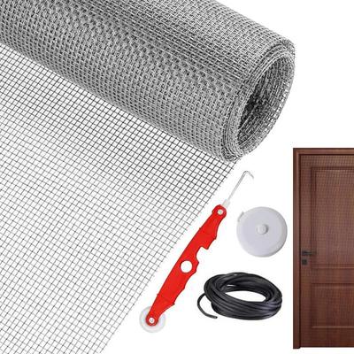 Screen Door Replacement Window Screen Net Replacement 157x47 Inch Heavy-Duty Roll Sliding Door Repair Kit Pet Proof For Porch