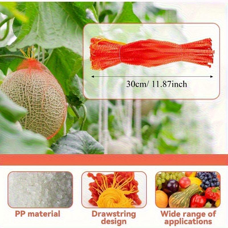 100 One Watermelon Net-Durable Melon Hammock, Suitable for Garden, Reusable Net Pocket, Suitable for Melon, Ideal Stand Support.