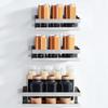 Baharat Rafı Duvara Monte Baharat Rafı, Paslanmaz Çelik Saklama Tutucu Düzenleyici Mutfak Malzemeleri Aksesuarı Yer Tasarrufu