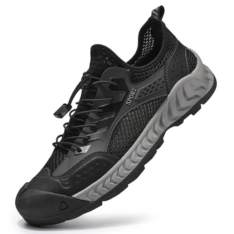 

Fashion Fashion Brand Men s Mesh Casual Shoes Wear-resistant Soles Breathable Oxford Shoes for Summer Outdoor Men s Hiking Shoes 46