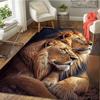Wolfsfamilie Muster Teppich für Wohnzimmer Schlafzimmer Innenhof Dekoration Großer Teppich Außen Teppiche