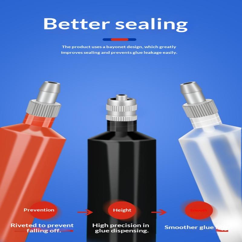 Doseren Lijm Subverpakking Spuitcilinder Luer Lock Adapter Fitting Tracheale Connector Metalen Materiaal Onderdelen