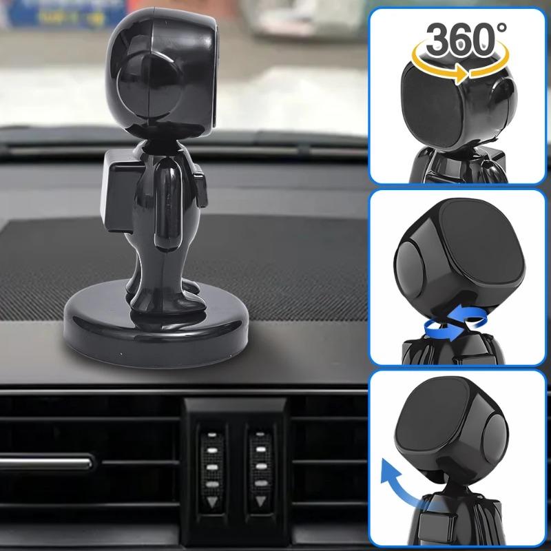 Strong Magnet Air Vent Mobile Phone Holder Multifunction 360 Degrees Can Be Rotated Stable Anti-vibration Car Navigation Bracket