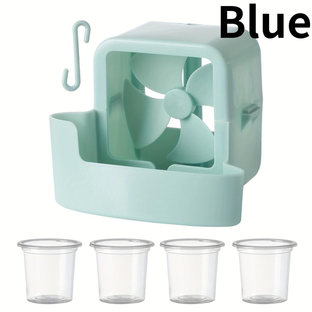 Portable Fan Cooler, Using Ice Mist Cooling Technology, No Battery Required, Hook-Type Installation, for Home, Office Use.