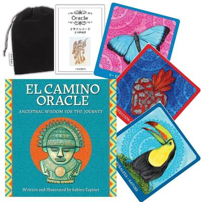 Kancharo 44-Card Oracle Card Set, Tarot Reading [El Camino Oracle], Includes Japanese Oracle Card Basic Instructions & Pouch (Authentic)