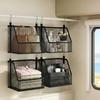 Hanging Wardrobe Organizer Foldable Mesh Storage Basket Multi Layer Closet Handbag Clothes Shelf Hanging Bag