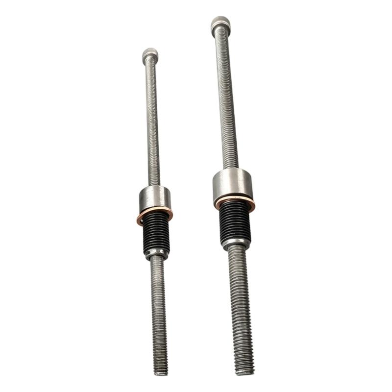 Stem Seal Replacement Tool with Threaded Rod and Contact Face for Controlling Crankshaft Position During Service
