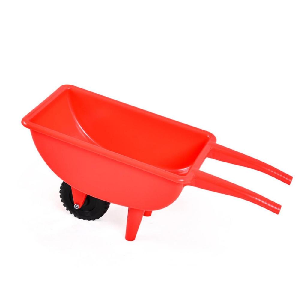 Toy Wheelbarrow for Children Outdoor Play with Spacious Tub and Long Handles