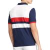 Polo Ralph Lauren Logo Print Color Block Short Sleeve Polo Shirt Men Tops 710746454-001