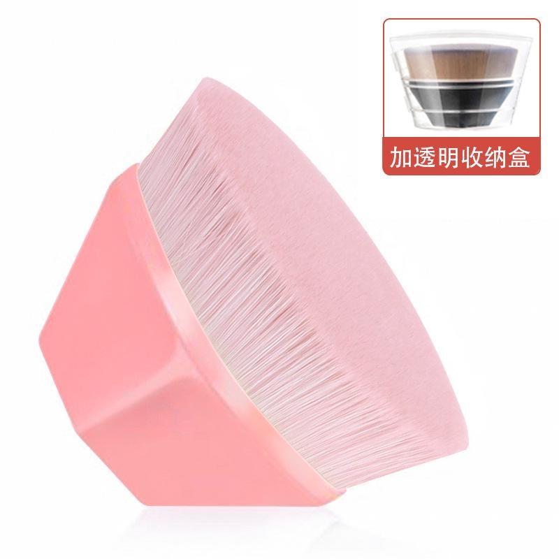 

Кисть для тонального крема / Кисть с 6 углами / Консилер Feminine Magic розовый