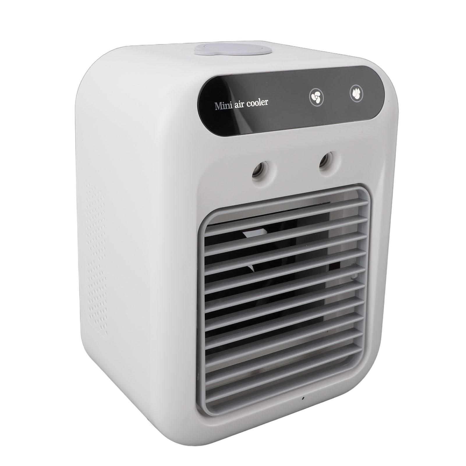 

Портативный кондиционер, профессиональное эффективное охлаждение, длительный спрей, резервуар для воды на 500 мл, небольшой воздухоохладитель для комнаты, офиса, кемпинга, автомобиля синий