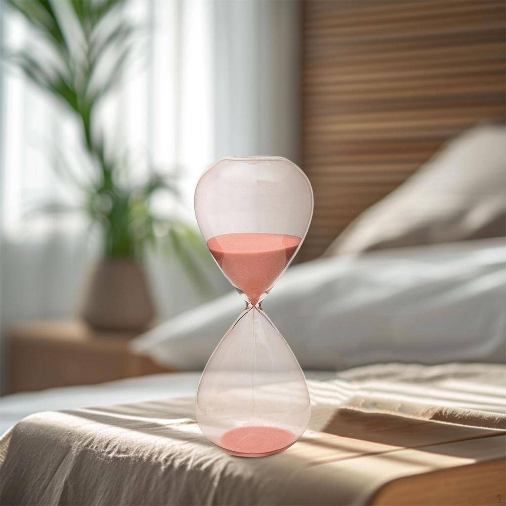 Elegant Glass Sand Timer for Home and Office Decor