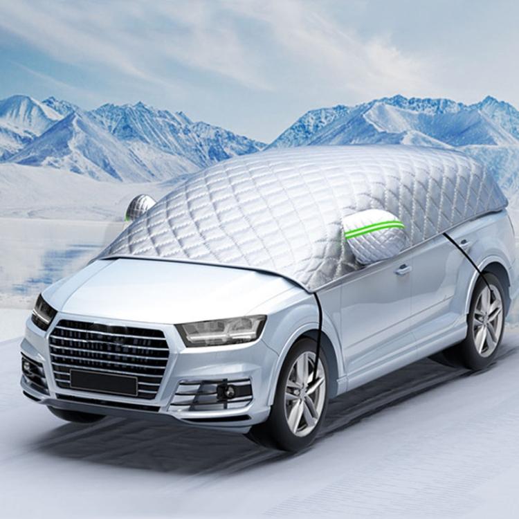 

Автомобильный чехол от снега Антиобледенительный чехол от мороза Зимняя утолщенная автомобильная одежда Блокировочная ткань Full Window Coverage