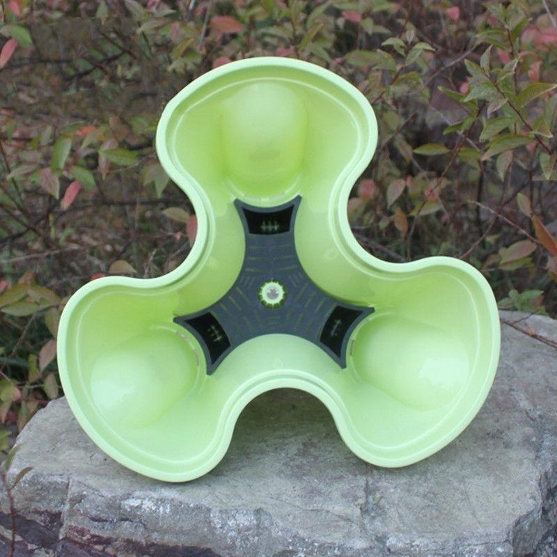 1 stk Stablebar Plast Blomsterpotte Plantekasse Plantevase Holder Barnehagepotter 5 Farger Hjem Hage Balkong