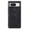 DG.MING For Google Pixel 8 Case PU Leather Coated PC+TPU Phone Cover