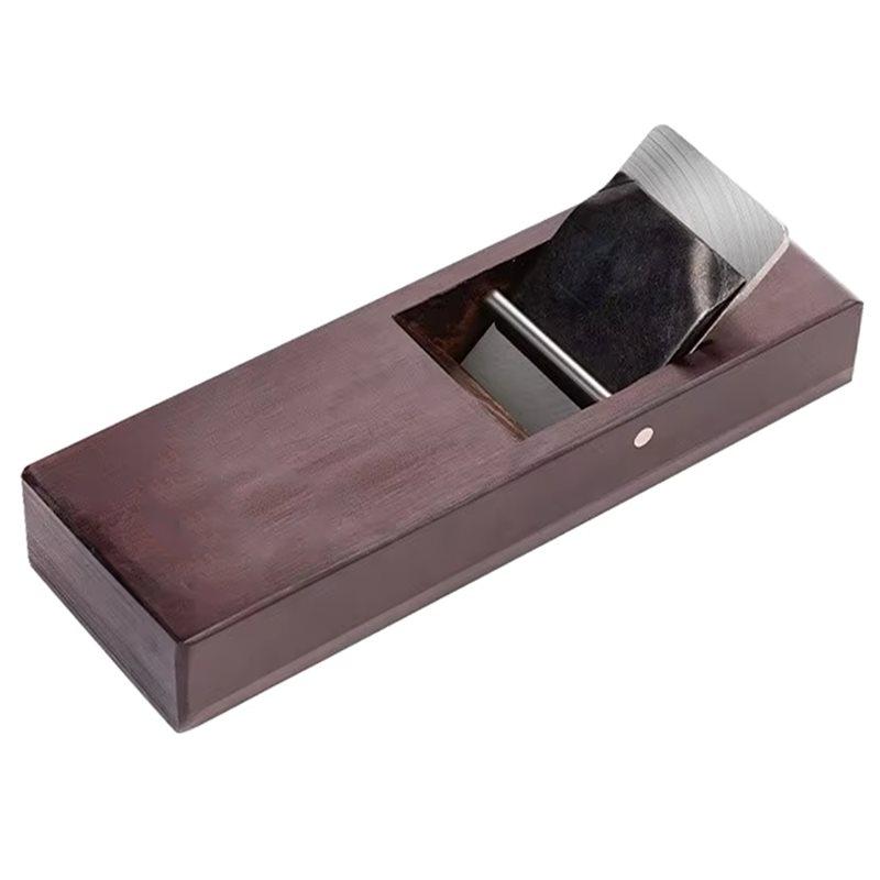 

A96I-Premium Quality Flat Trimming Manual Planer Woodworking Tool Solid Ebony Alloy Steel Blade Process DIY
