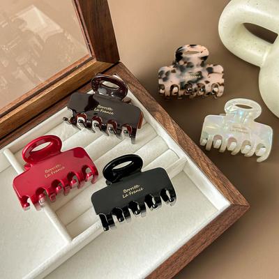 Little Mermaid Acetate Claw Clip - 2024 Spring/Summer Collection, Women's Small Hair Clip Hairpin Headwear
