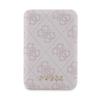 Guess Pack Bundle Magsafe 4G Metal Logo Dorado - Set de Funda + Power Bank 5000mAh Magsafe Iphone 14 Pro (Różowy)