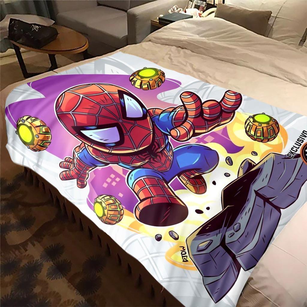 Spider-Man Patterned Comfortable Blanket. Super Soft Fleece, Soft, Comfortable, and Lightweight.Suitable As a Gift