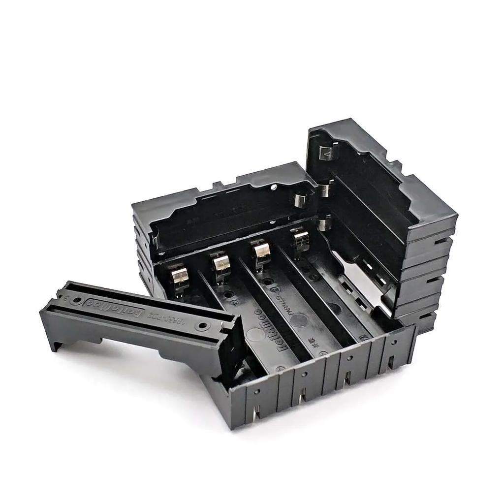 Neuer schwarzer DIY 1/2/3/4-teiliger Batteriehalter aus Kunststoff Aufbewahrungsbox für 18650 Akku 3,7V DIY