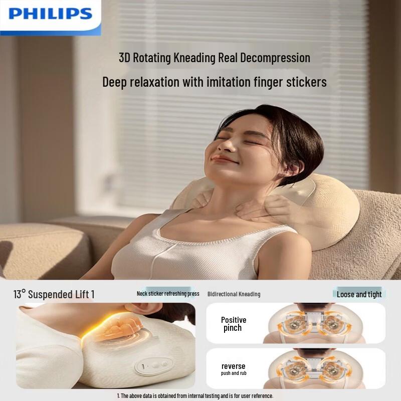 Philips PPM4313 Wireless Neck and Shoulder Massager CN Plug (adapter Included)