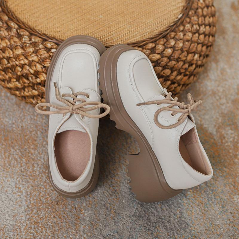 Summer new women's 10 inner height-increasing thick-soled muffin shoes thick heel soft sole non-slip small leather shoes
