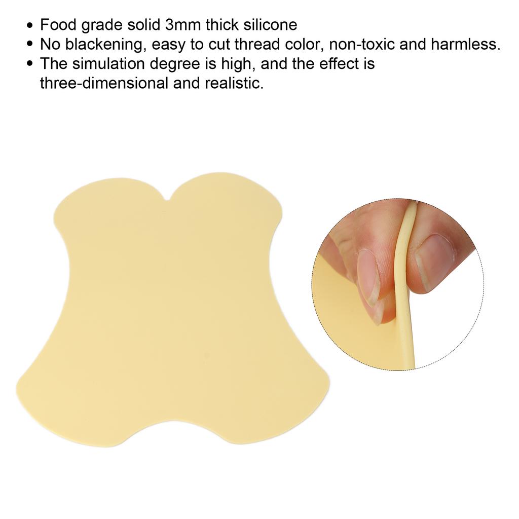 Full Back Tattoo Practice Skin Large Thick Blank Silicone Beginner Tattoo Practice Skin