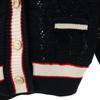 SNIDEL Long Sleeve V-neck Line Knit Cardigan F Navy Women Used