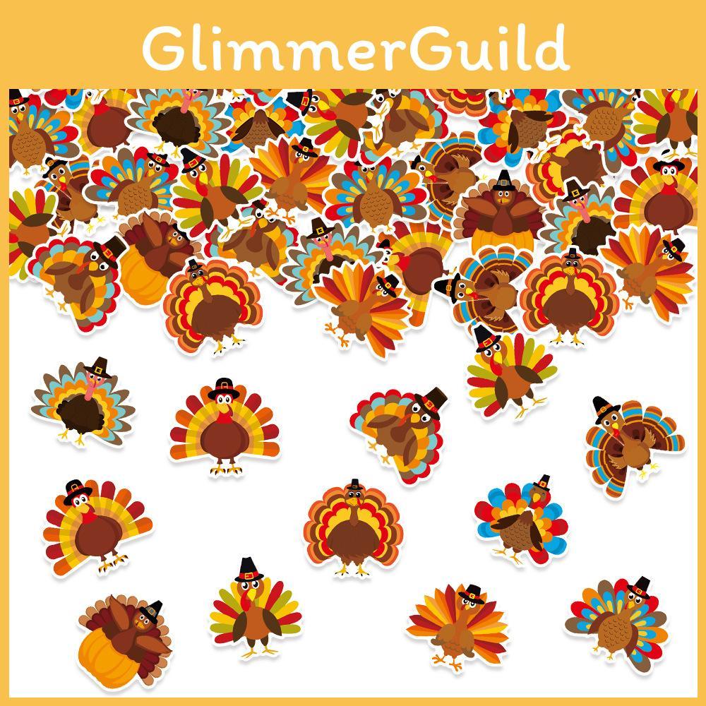 Turkey Autumn Festival Confetti For Thanksgiving Party And Decoration Table