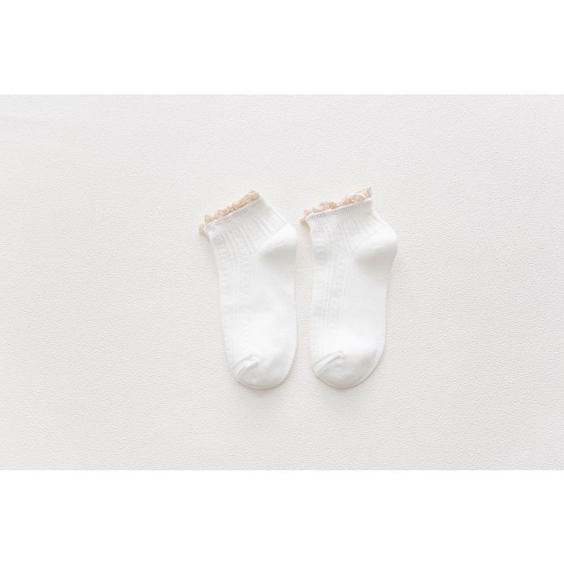 Female Summer Thin Fashionable New Lovely Lace Student Short Tube Socks