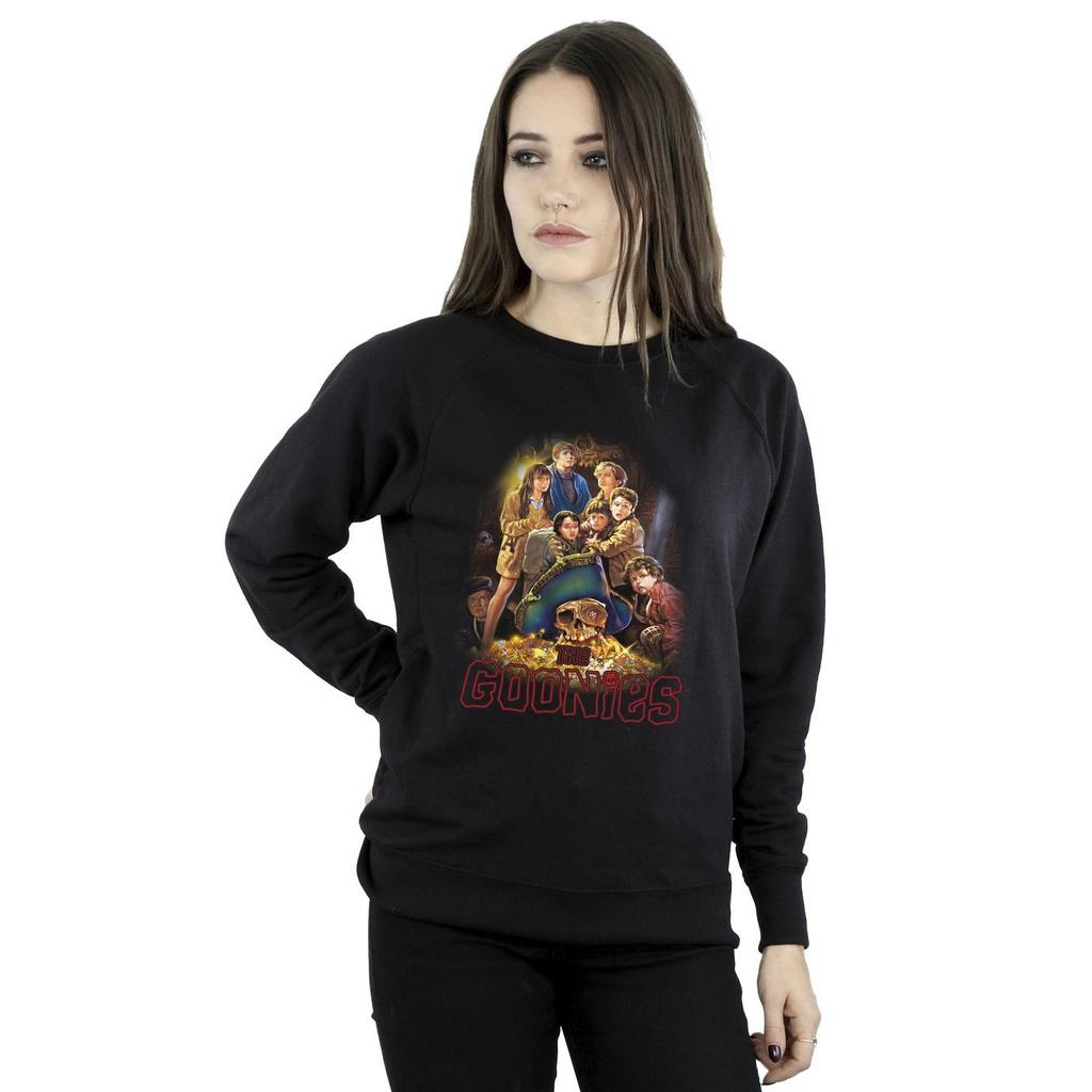 The Goonies Womens/Ladies Family Poster Sweatshirt