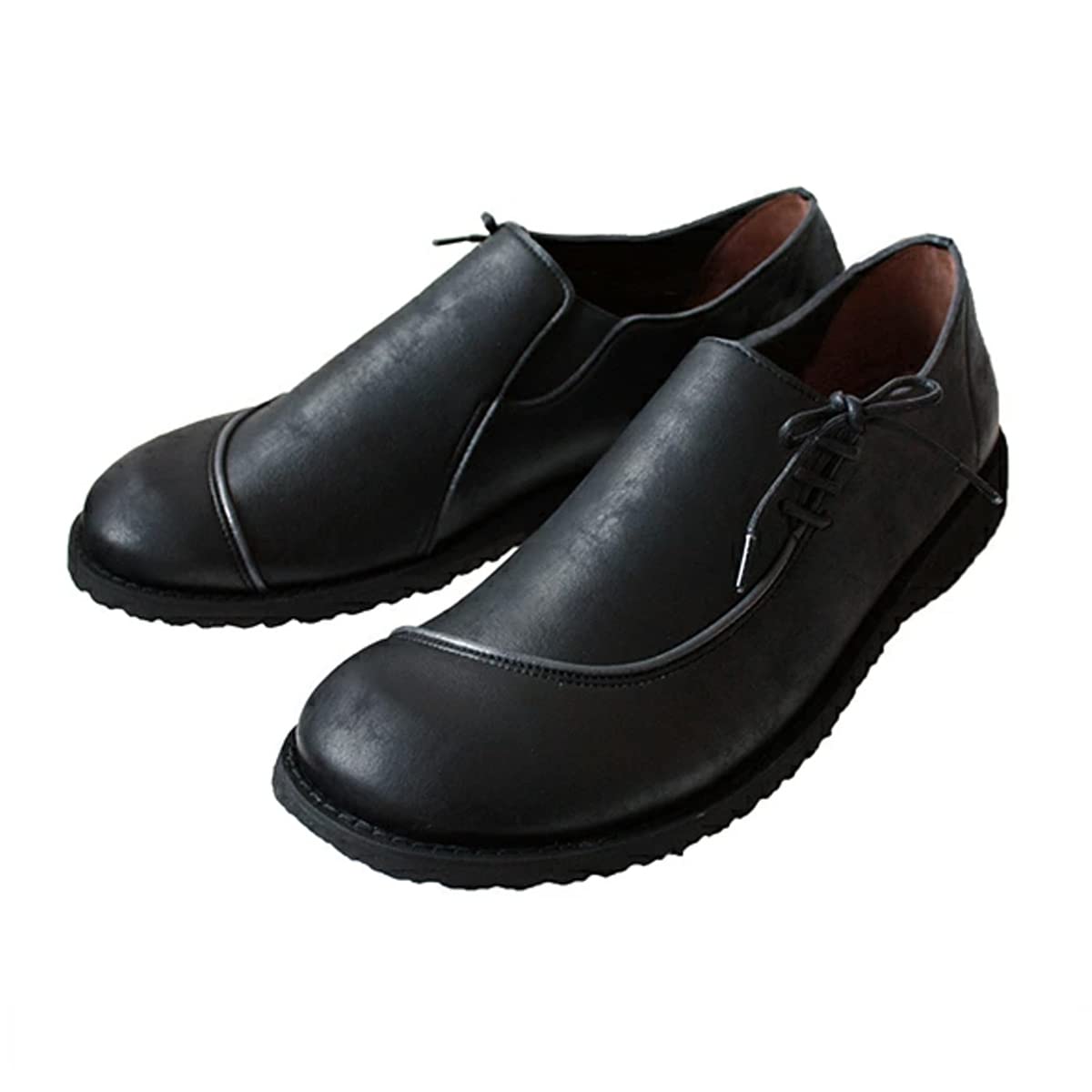 [Belle & Sofa - Gentle Shoe Workshop] J-Moc Slip-on Comfort Shoes LEAFL 22.5 cm 3E Vintage Black