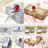 Party Valentines Day Gift Artificial Flower Imitation Flower Rose Artwork Crystal Rose Flower