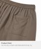 KIIMUIR (Women) Summer Semi-Wide Linen Pants_Deep Beige