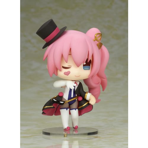 Emu Toys Hatsune Miku Piapro Characters Trading Mini Figure Series KAITO and Megurine Luka, each approximately 100mm tall, non-scale PVC and ABS paint