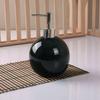 Dispensador de jabón de manos redondo de cerámica minimalista Botella de jabón de manos para hotel Botella de loción para baño Bomba de jabón Accesorios de baño para el hogar