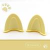Soft ABS Bear Ear Helmet Decorations 1 Pair Adorable Appearance Easy to Install for Outdoor Riding Sports Helmets