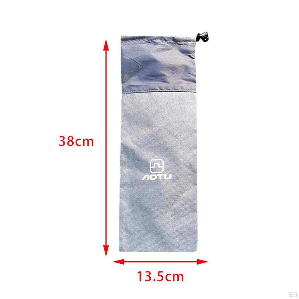 Outdoor Camping Tent Pegs Storage Case Drawstring Carrying Pouch for Trekking Canopy Fishing Hiking