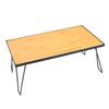 Portable Outdoor Folding Mesh Bamboo Table with Multi-Functional Draining Rack