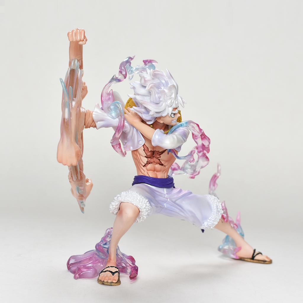 19cm/7.48in Anime One Piece Luffy Figure Gear 5 Luffy Action Figure Statue Collection Model Toy Gift
