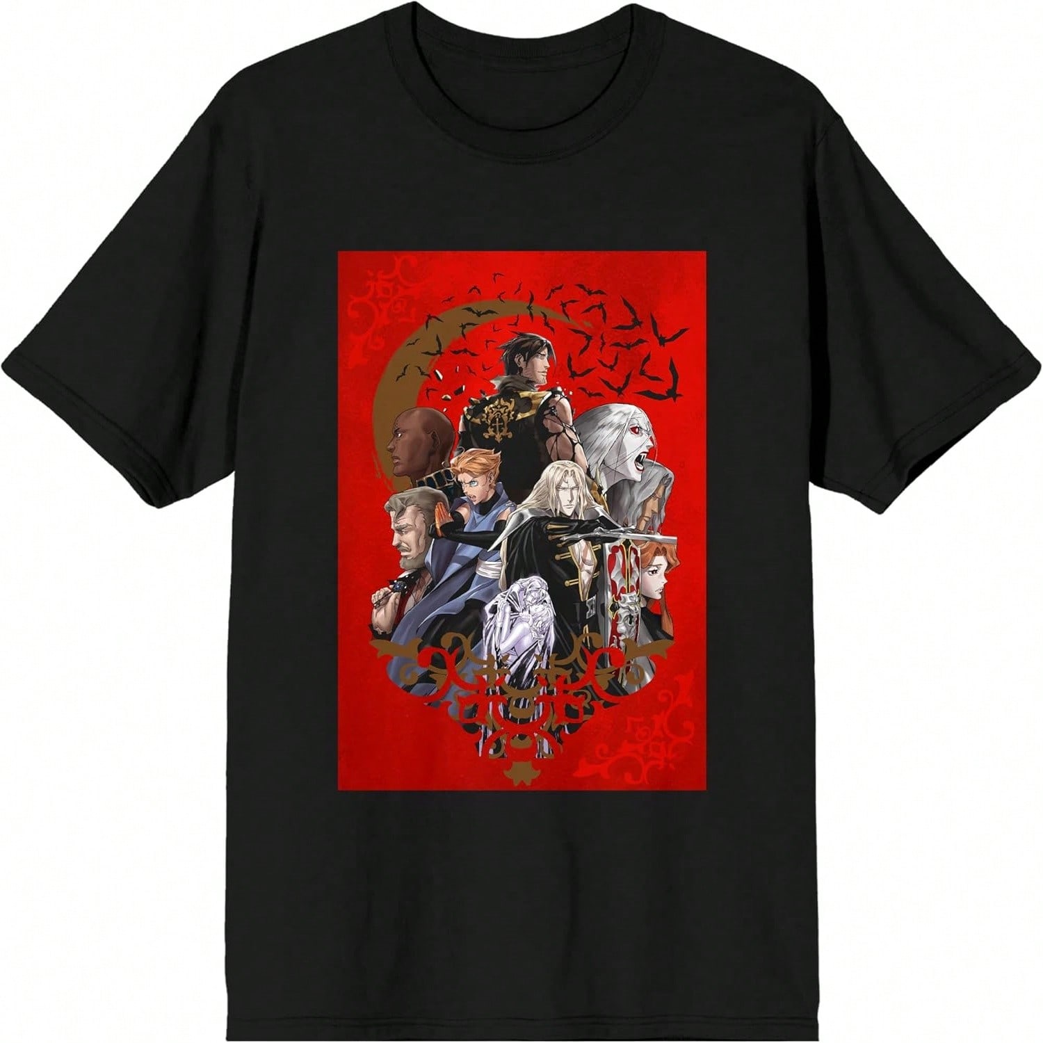 Castlevania Alucard Portrait Adult Heavyweight T-Shirt S разноцветный