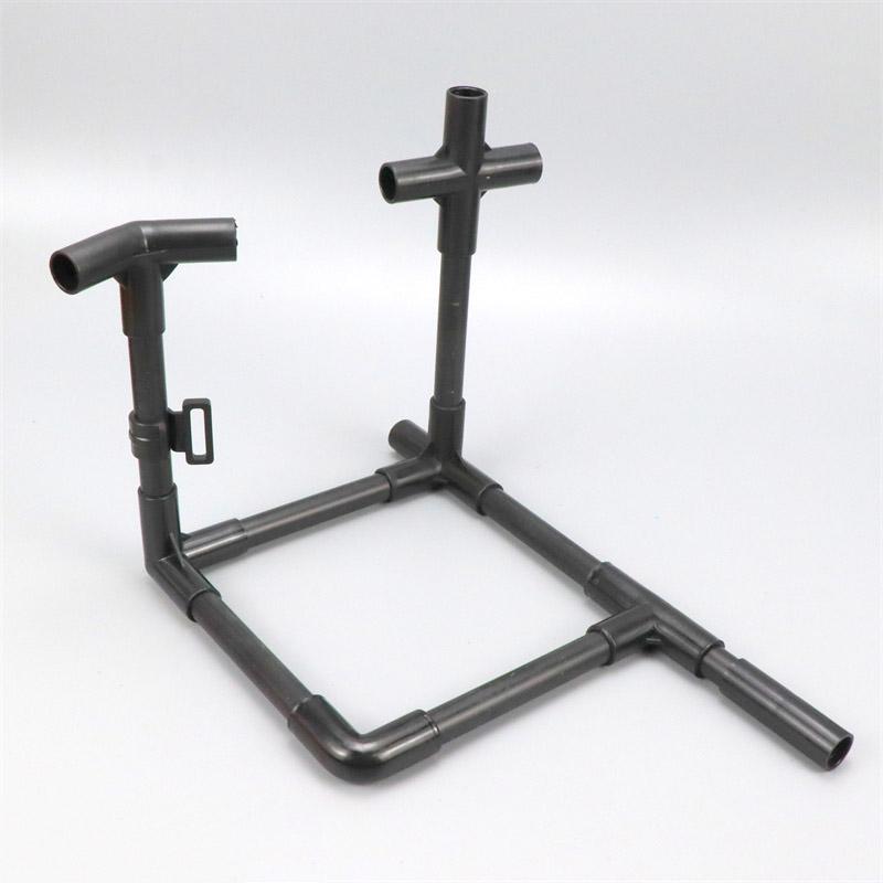 2-30Pcs ABS Black Joint Three-way Four-way 90° Elbow Pipe Connector Plant Support Wardrobe Tent Ixed Fittings 12mm Inner Dia