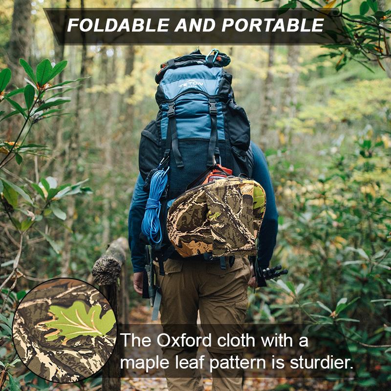 Portable Heating Seat Cushion for Hunting USB Powered Foldable with Handle And Hook 3 Adjustable Temperature Levels Wear-resista