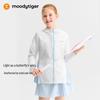 Moodytiger Girls' Lightweight Water-Repellent Hooded Active Jacket