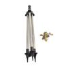 Impact Sprinkler On Spike Base Heavy Duty Zinc Alloy Water Sprinkler for Yard Lawn Garden 0-360° Rotate Large Area Coverage 1/2'