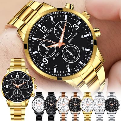 Watch Stainless Steel Wristband Men's Watch Quartz Watch Gift Winner Watch