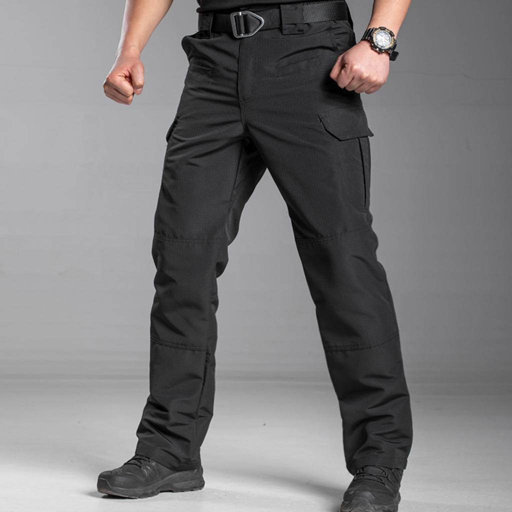 Mens Pants Ripstop Cargo Work Pants With Multi-pocket Water Resistant Breathable Hiking Camping Travel Fishing Construction Pants