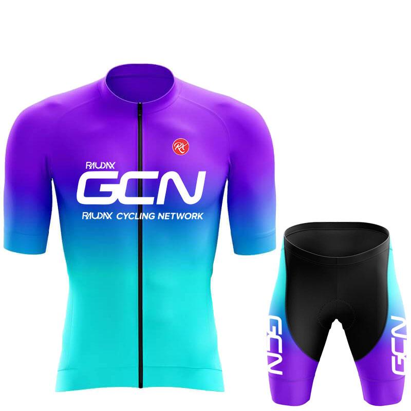 2024 RAUDAX GCN Summer Road Bike Cycling Clothing Men's Short Sleeves Cycling Jersey Triathlon Mountain Bike Sport Cycling Suits